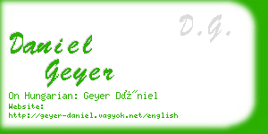 daniel geyer business card